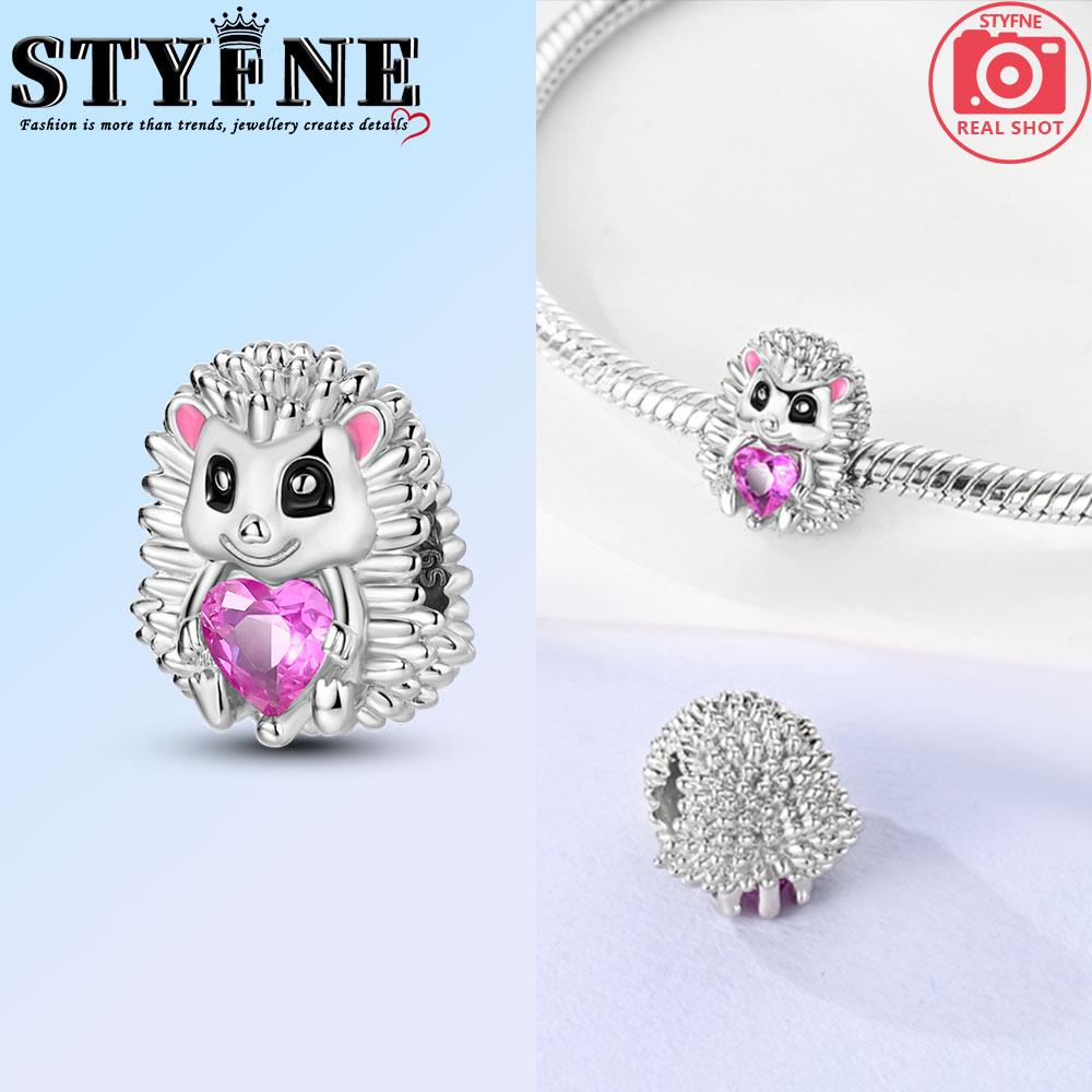 Copper Pink Bow Elephant Bear Hug Heart Animal Charm Beads Fit For Original Bracelet Exquisite Diy Birthday Jewelry