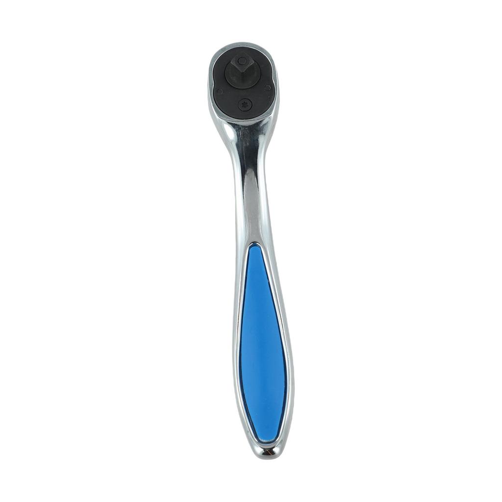Ratchet Wrench 14 Inch with 90 Tooth Reversible Socket Compatible with 3/8 Ratchets for Increased Flexibility in Repair Tasks