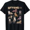 Otter Sea Animals Of The World Chibi Otter Lover Tshirt 100 Cotton Oneck Short Sleeve Summer Casual Unisexs Tshirt Streetwear