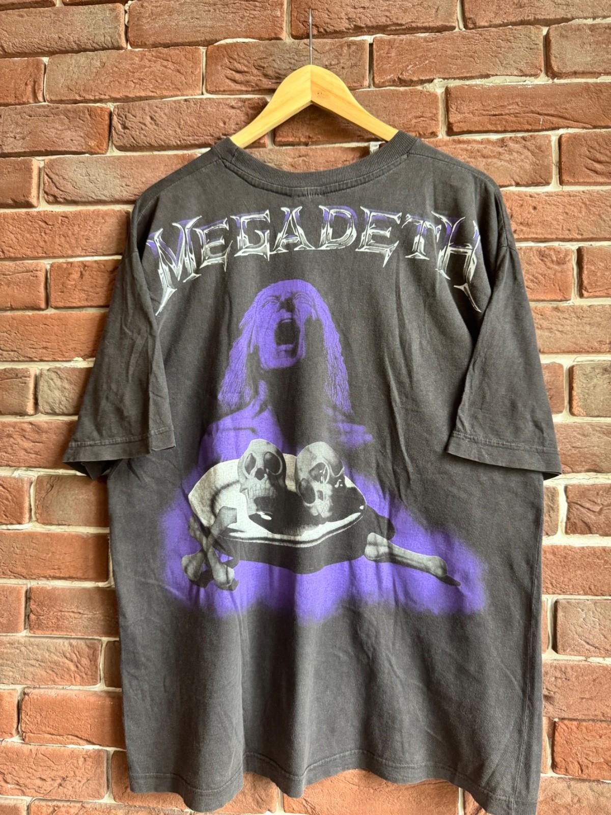 Megadeth Rare Vintage 90s Countdown Metal Band Tee L black Unisex T-Shirt XL