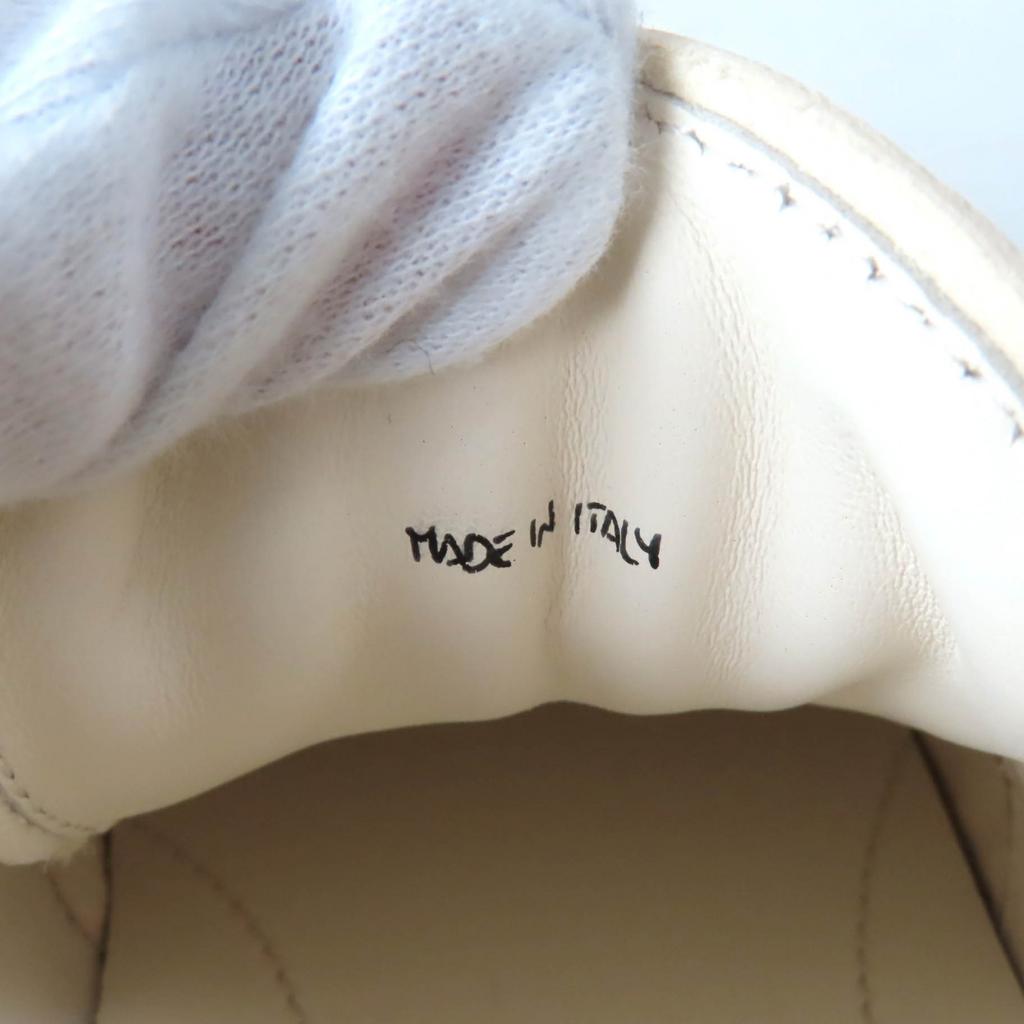 Pristine CHURCH'S sneakers LAURELLE Deerskin lace-up Ivory Dearskin Leather Women 38 Used