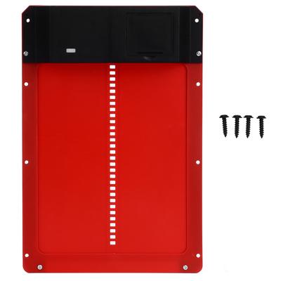 Porta Automática para Galinheiro Porta de Proteção para Aves Detecção de Luz para Criação de Aves na Fazenda Vermelho