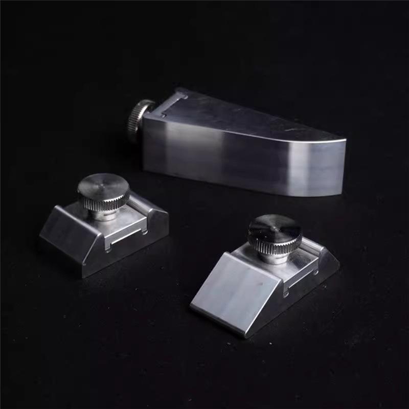 Manual Hand Grinding Tool Fixture 3Pcs Aluminum Alloy Sandpaper Holder Clip Planer Polishing Diy Model Manual