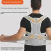 Back Fixation Belt for Adults - Posture Corrector with Support Plate for Men and Women - Hunchback Correction Belt
