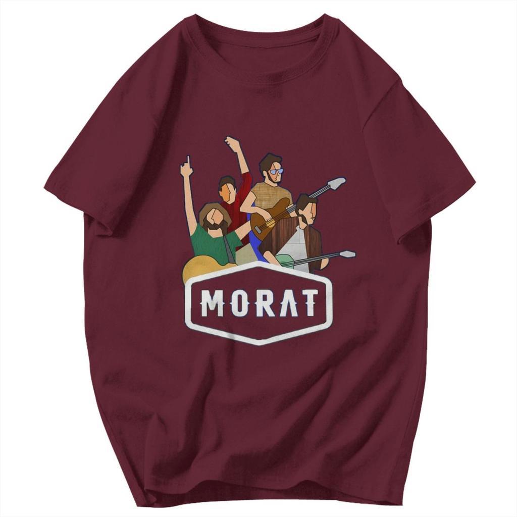 Men T Shirt Rock Band Morat Album Vintage Gifts Y2K Graphic Anime Unisex Clothes T Shirts