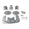 Aluminum Complete Anode Kit Compatible with 2004+ Mercruiser Bravo 3 III Drives Sterndrives Replace for CMBRAVO3KITA