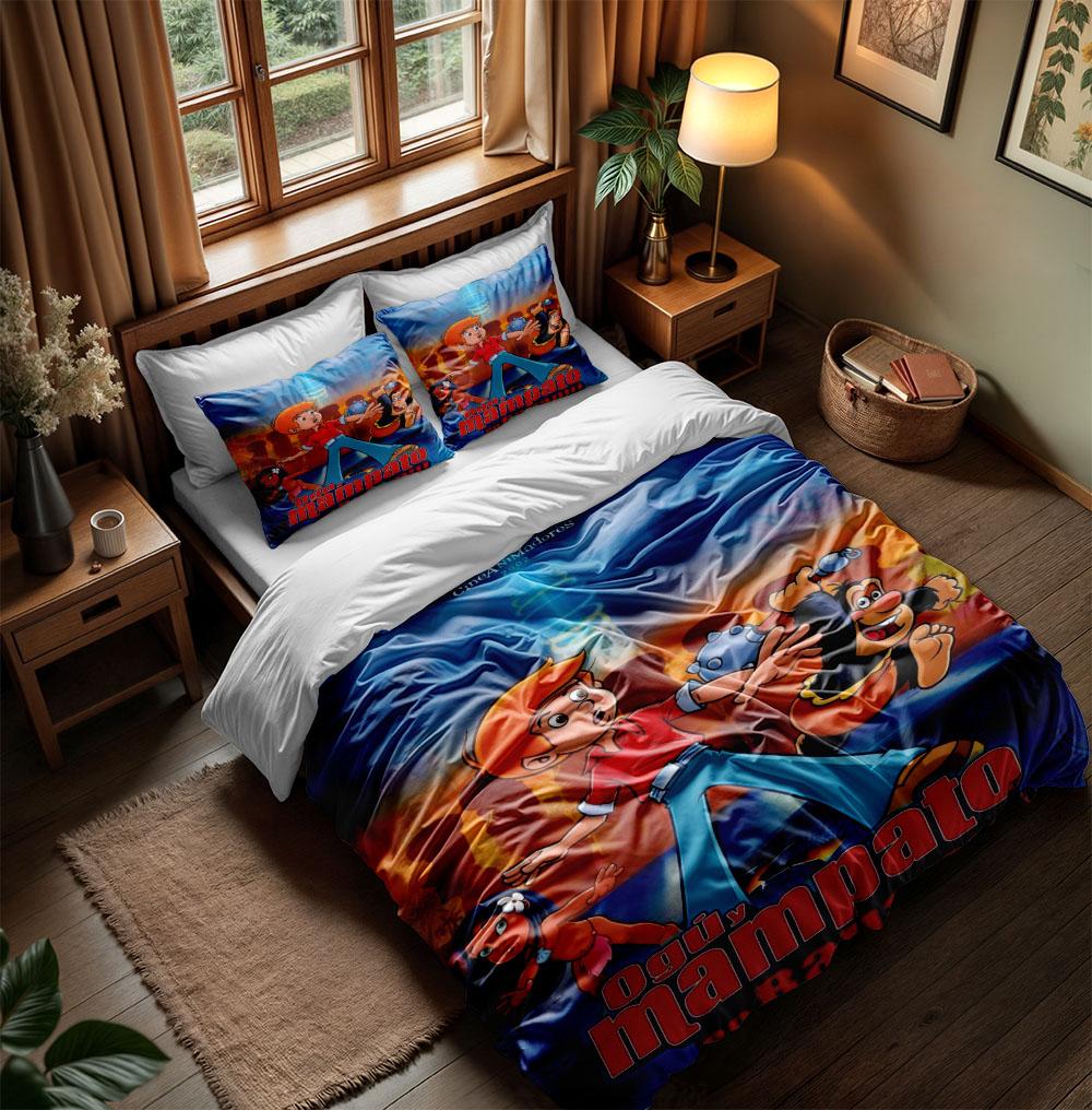 Ogú y Mampato en Rapa Nui Duvet Cover Set without sheet King Queen Double Full Twin Single Size Bed Linen Set