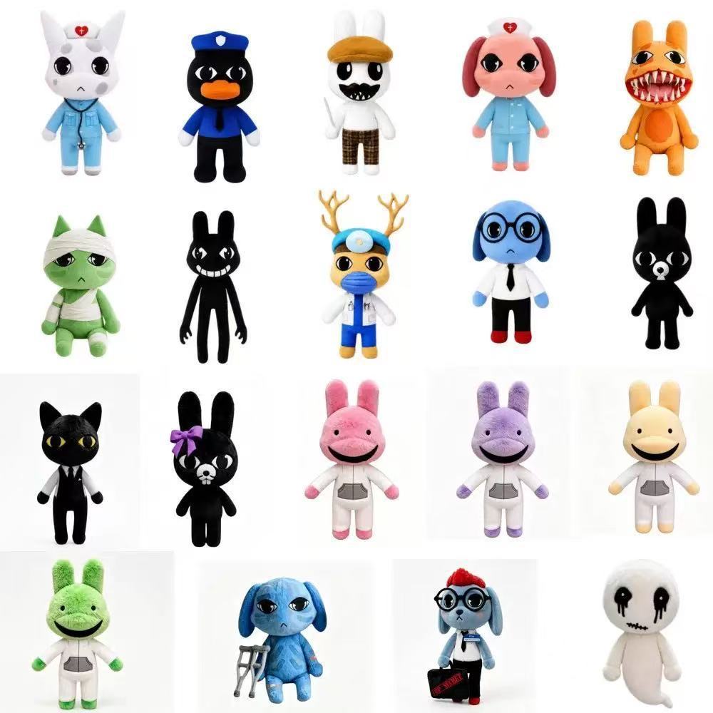 Animal Hospital Plush Toy Set With Soft Pp Cotton For Kid And Collectors
