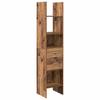 Bookshelf 2 Tiers 40 X 35 X 180 Cm Engineered Wood Reclaimed Wood