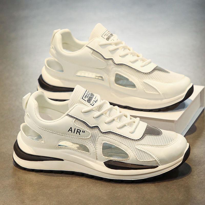 Trend Mens Popular Sandals Summer Hollow Breathable Patchwork Beach Casual Shoes Luxury Male Sneakers Walking Footwear De Hombre