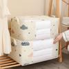 50/75L Moisture Proof Organizer Quilt Clothes Storage Bag Big Capacity Blanket Sorting Bags Dustproof Closet Under-Bed Storage