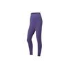 Li Ning Fitness Series Einfarbige Gemischte Performance Formende Leggings Damen Leggings Dunkelblau Lila AULS052-11