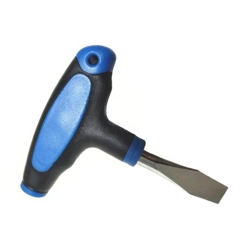 

T Handle Slotted Screwdriver Set Steel Construction With Anti Slip Ergonomic Design For DIY Projects And Equipment Maintenance 1
