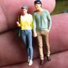 1/64 Hand Painted Characters Miniature Tiny Couple PVC Building Table Layout Diorama Children Toy