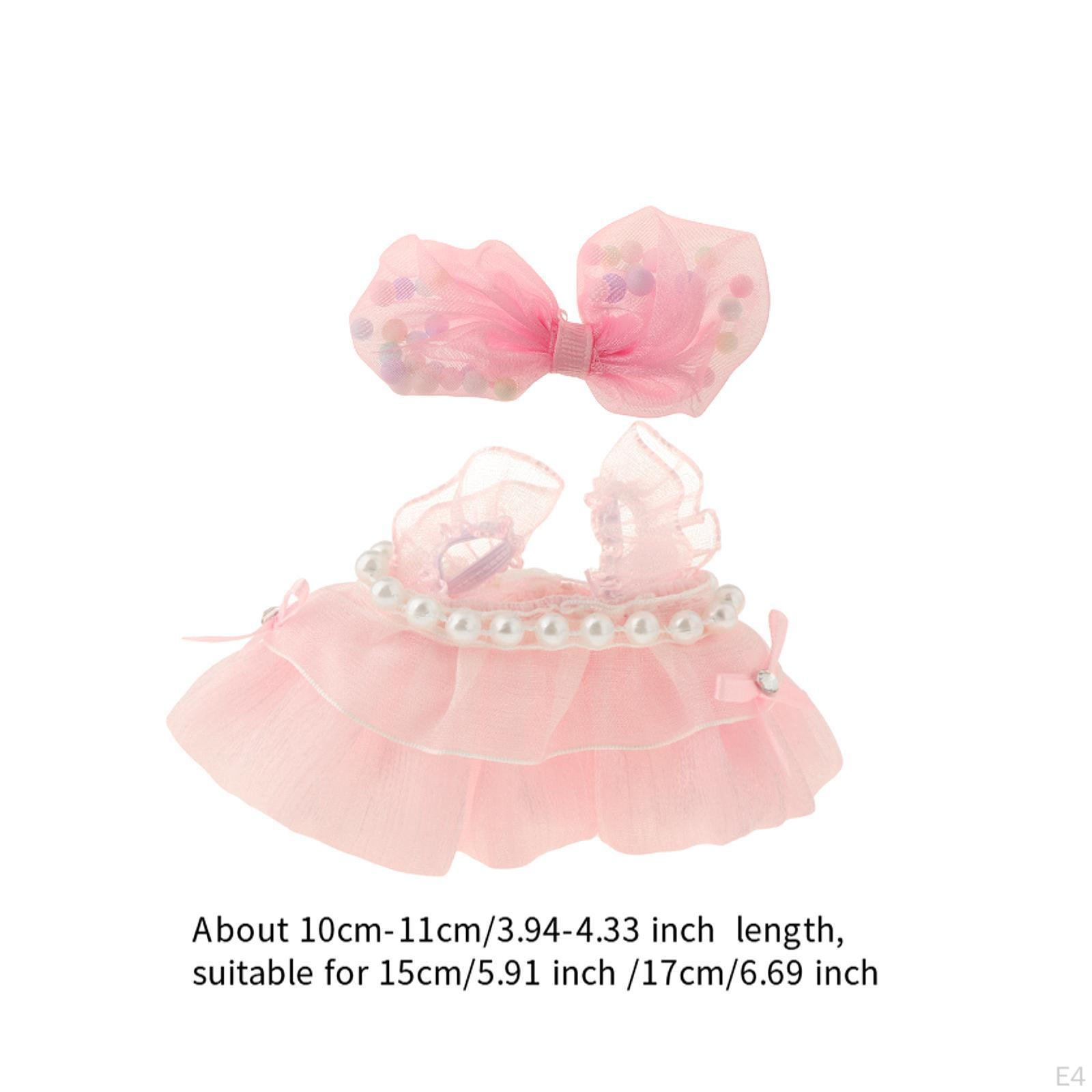 Очаровательный комплект юбок с подвязками для кукол ростом 6 дюймов синий — фото 6