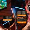 COMICA EJoy Uni S USB-Kondensatormikrofon mit KI-Geräuschunterdrückung, RGB-Beleuchtung, Geräuschreduzierung, Ein-Tasten-Stummschaltung, Ideal für Spielekommentare, Arbeiti