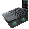IPad 10 Schutzhülle mit Stifthalter & Bluetooth-Touch-Tastatur, Maus für Pro 11 / Air 11/6, Bunte Hintergrundbeleuchtung