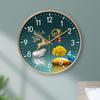 8-inch 20cm Light Luxury High-end Home Wall Clock Living Room Bedroom Mute Clock Wall Clock