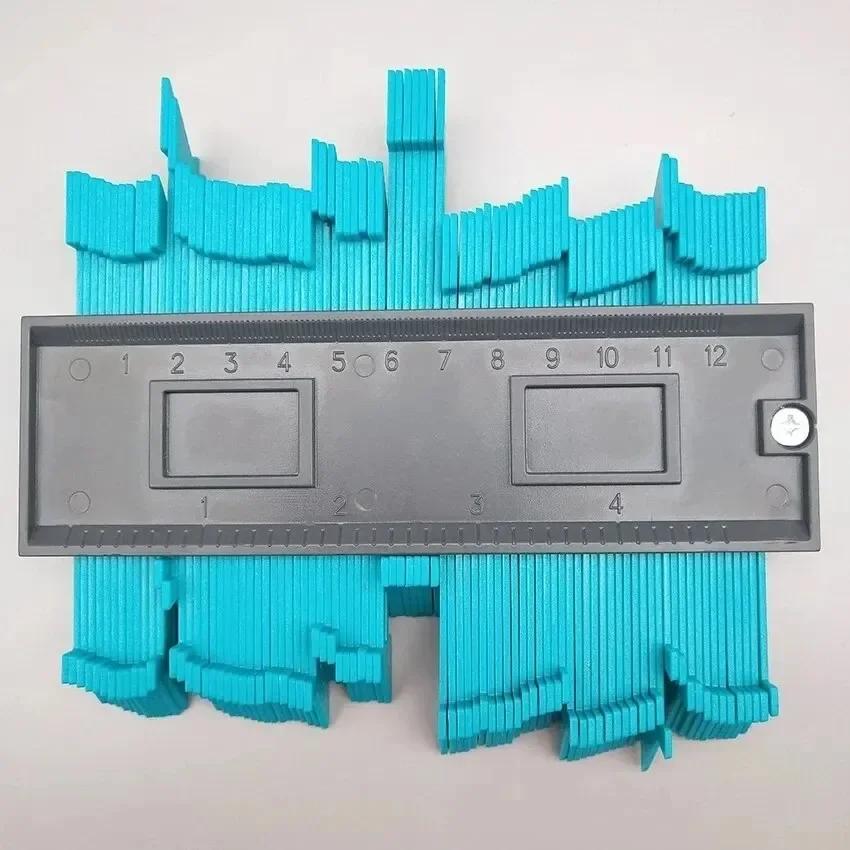Duplicatore di calibro di contorno di forma Strumento di misurazione del profilo Calibro di duplicazione di contorno Modello di contorno Duplicatore di copia di contorno in plastica