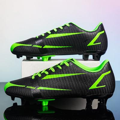 Neue Outdoor Herren Fußballschuhe Erwachsene Kinder Lange Stollen Fußballschuhe Training Sportschuhe Sneaker Rutschfestes Training Unisex