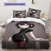 Hotel Transylvania Mavis Dracula Pattern Bedding,Quilt Set Quilt Cover Pillowcase Home Birthday Gift (1 * duvet cover + 2 * pillowcase, without core)