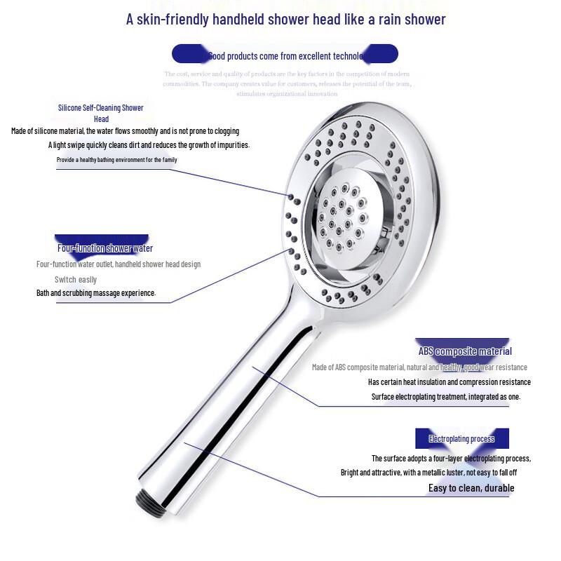 MDNG High-Pressure Multi-function Handheld Shower Head