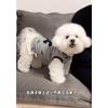Dog clothes summer new anti-hair loss waffle splicing lace edge vest teddy bear small dog clothing