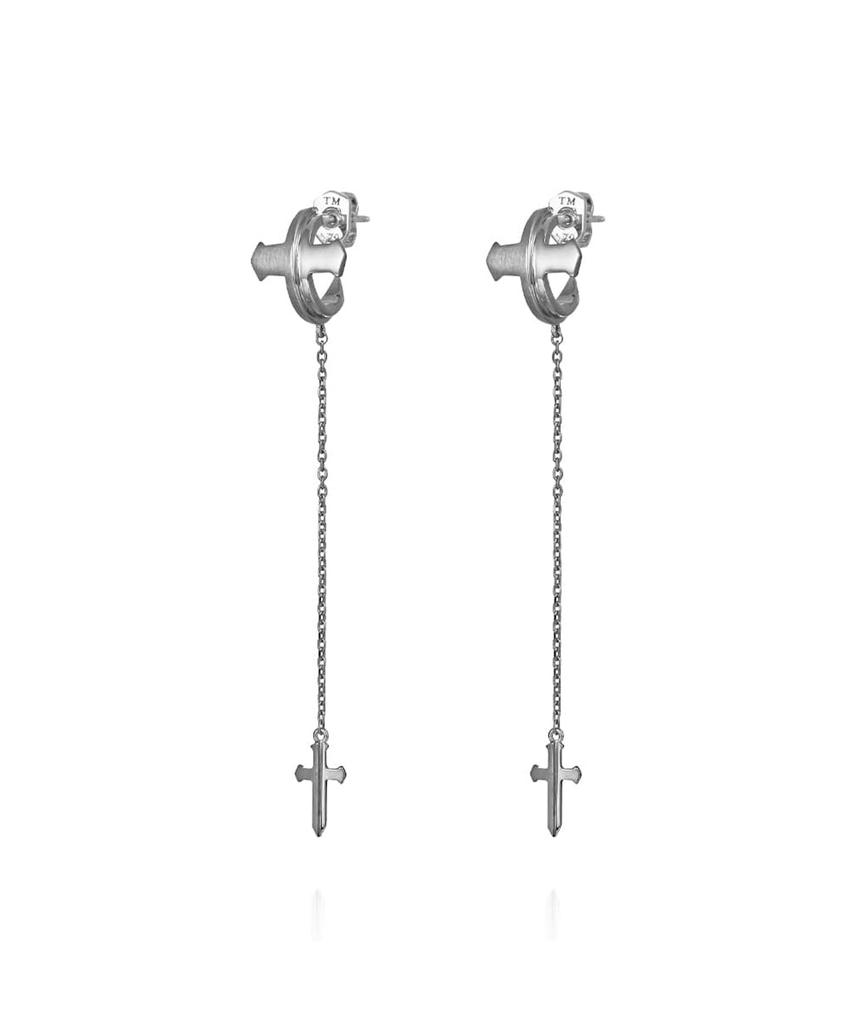 Trencadism Victor Earrings / 925 Silver / Earrings Victor_Trm_Vte62Rdg