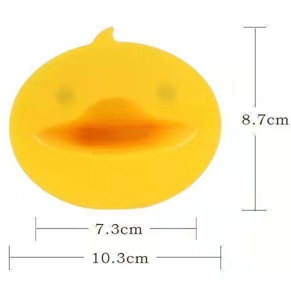 Silicone Duck Pot Holder: Heat-Resistant Microwave-Safe, Anti-Scald Insulation for Hot Bowls