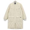 Woolrich WJOU0103 Ivory Quilted Ribbed Color Padded Coat Coat S IvoryUsed