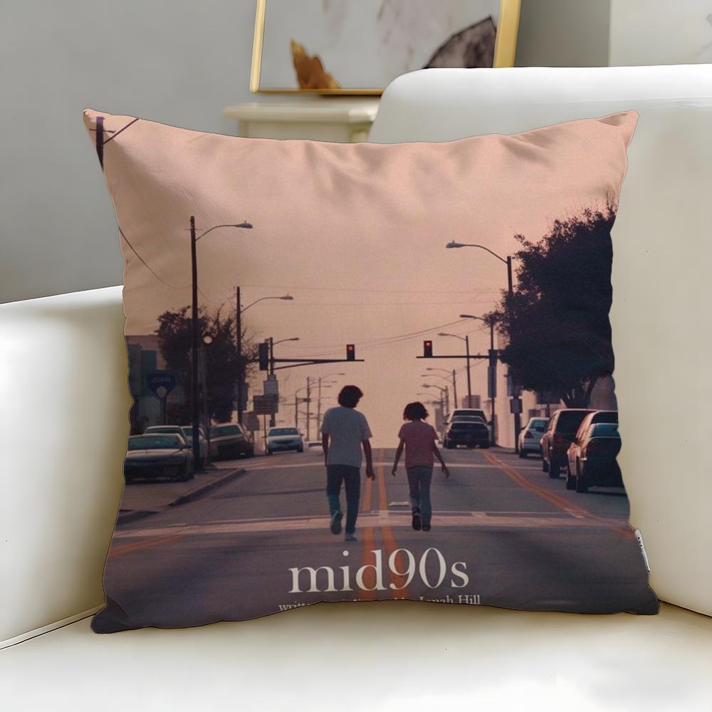 Trendy Mmid 90sies Cushion Cover Soft EasyWash Pillow Case Versatile for Couch Bed Travel and Office