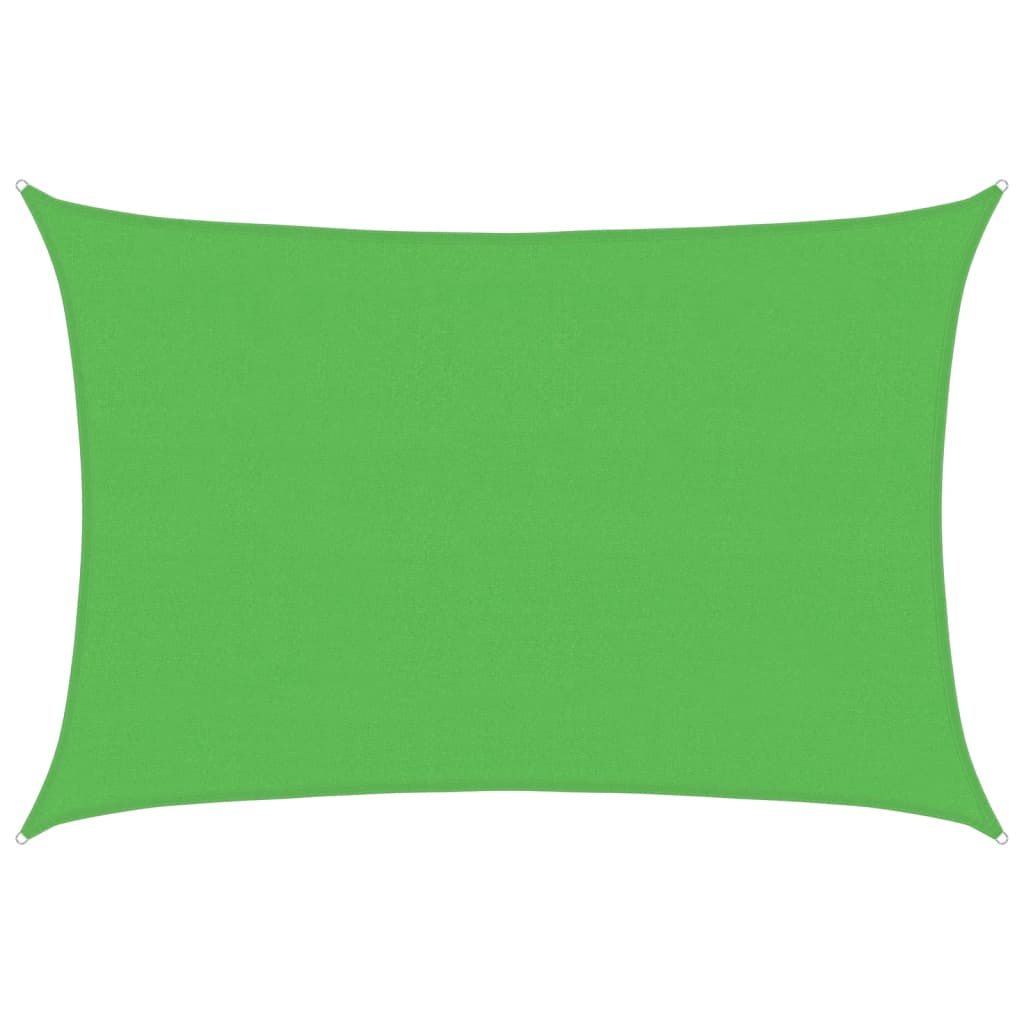 Sonnensegel, 160 G/M², Hellgrün, 4X6 M, HDPE