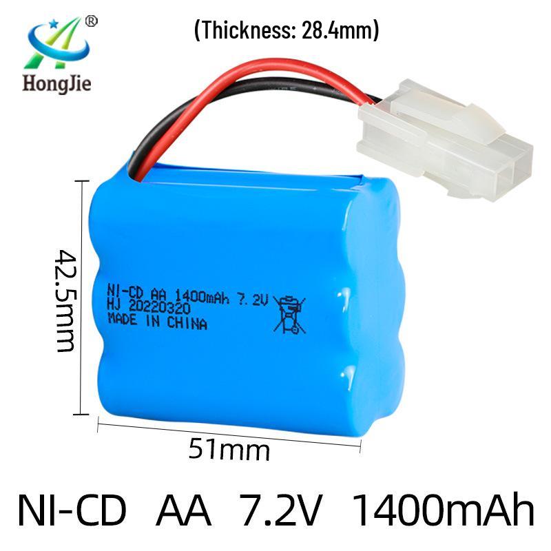 7.2V 1400mAh NiCd AA Rechargeable Battery Pack for RC Cars