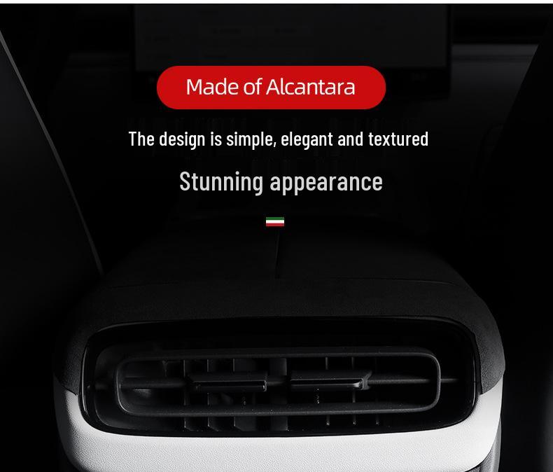 SU7 Alcantara Suede Rear USB Patch for Interior Modification.