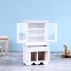 1:12 Dollhouse Miniature Decor Wood Display Cupboard Cabinet  Bookcase Bookcase
