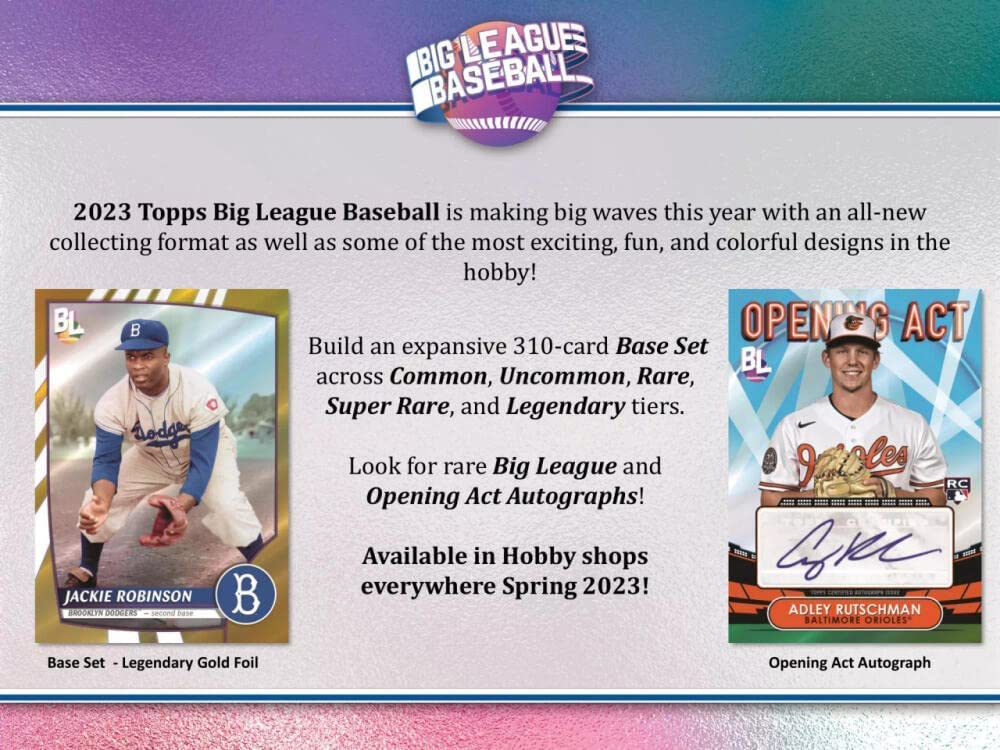 2023 Topps Big League Baseball Hobby Box [Used]