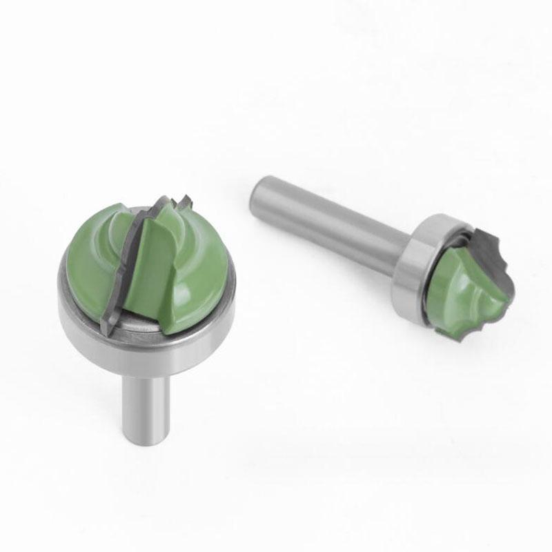 8mm Shank Router Bit Bearing Double Roman Ogee Edging Milling Cutter For Wood Woodwork Line Knife Hobbing