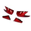 Red Lens LED Tail Lights Sequential Turn Signal Rear Brake Reverse Running Lamp Replacement for Hyundai I20 2020‑2022