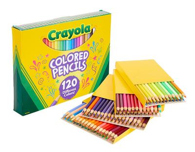 Vibrant Colored Large 120 Authentic Pencils, Capacity, Colors, 688020,