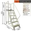 Jundingying Mobile Square Tube Platform Ladder