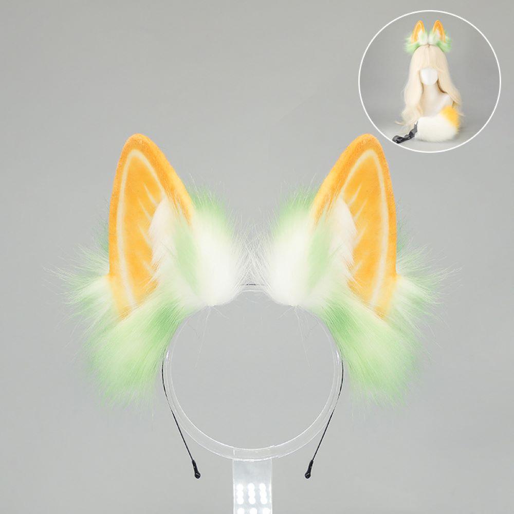 

Green Hair Accessories Lolita Rabbit Girls Item Hair Band Headband Woman Lolita Cosplay Accessories Hair Bands Woman 2025 New жёлтый