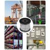Practical 100cm Galvanized Steel Chain Silver Roll for Hanging Bird Feeders Overhead Lights Artworks and Flowerpots