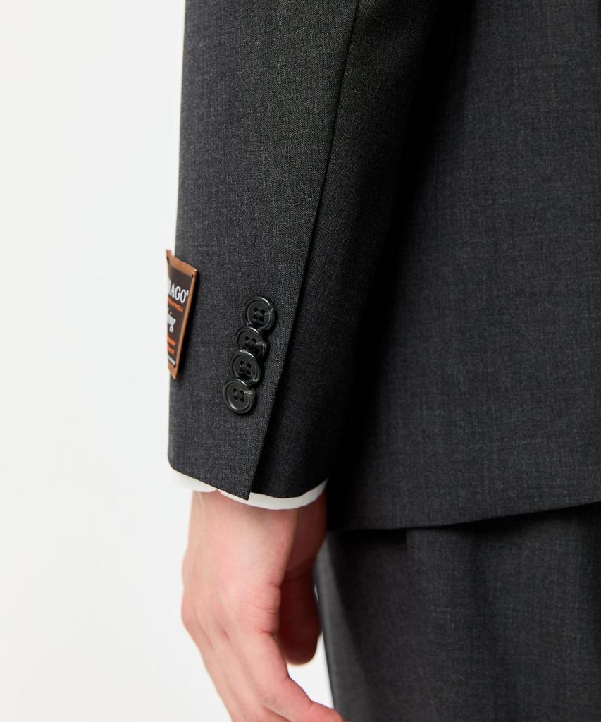 Man On The Boon Tropical Wool Single Suit Jacket_Grey 4714151007