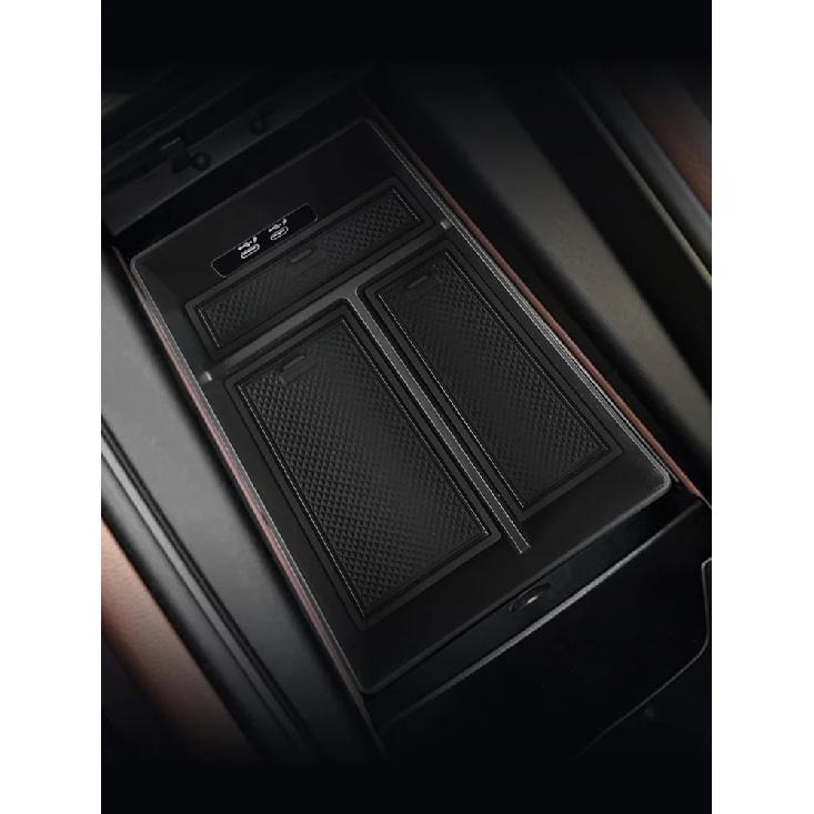 Central Armrest Storage Box Holder for BMW X5 G05 X6 G06 X7 G07 2019 - 2025 ABS Car Accessories Interior