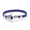 European & American Trend Anchor Men's Airplane Bracelet with Polyester Rope