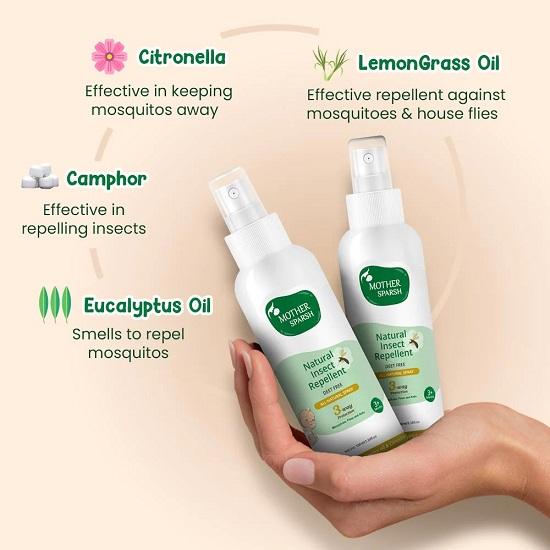 Mother Sparsh Natural Insect Repellent for Babies 100ml