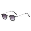 SHAUNA Ins Popular Fashion Small Polygon Square Men Punk Sunglasses Clear Ocean Gradient Lens Women Sun Glasses