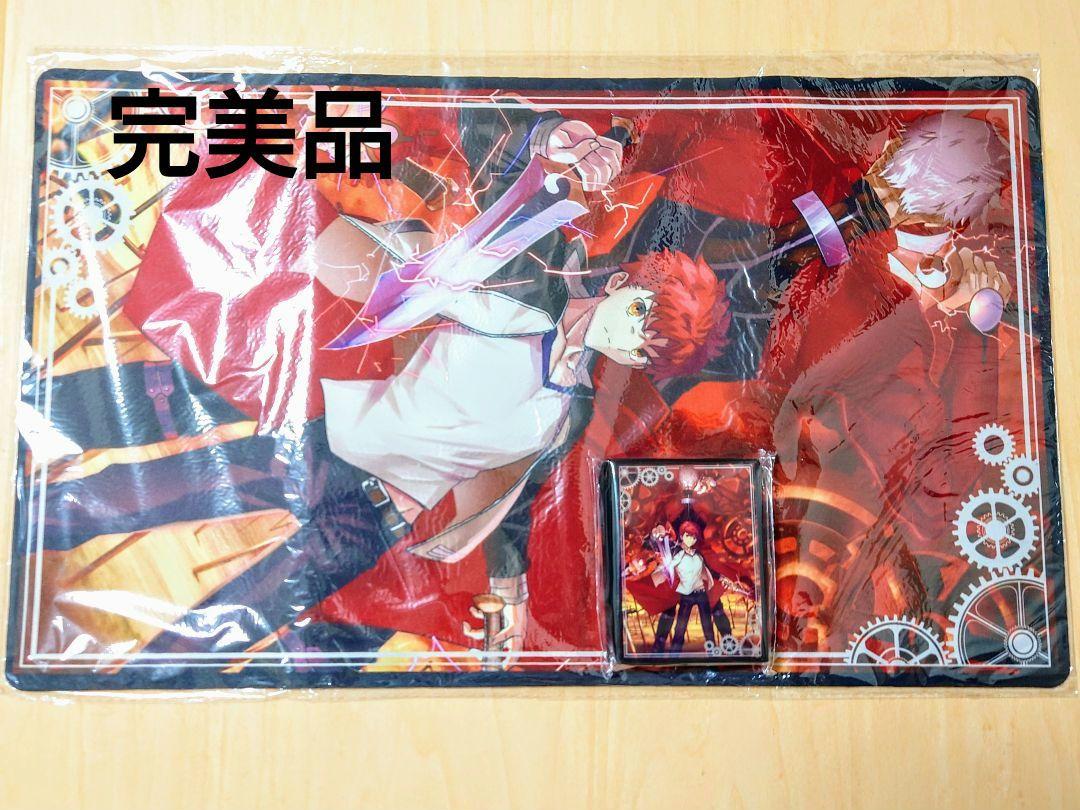 

[Б/У] Коврик для игры Fate UBW и протекторы Широ Эмия Эмия Fate