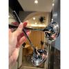 Good-looking Korean Style Thickened Big Head Spoon Popular Stainless Steel Spoon For Home Soup Hot Pot Spoon Long Handle Large Spoon