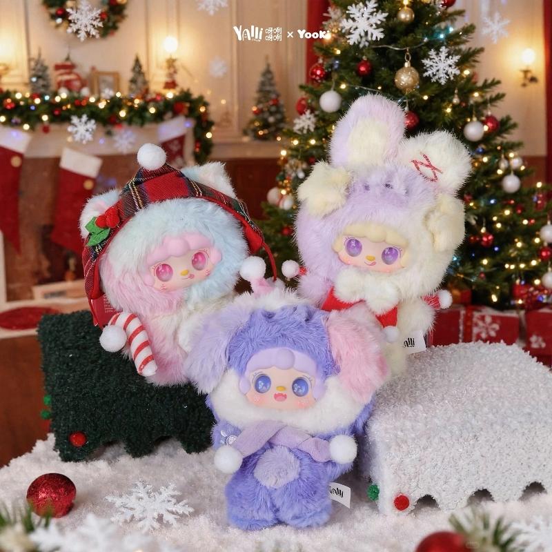 Genuine Yooki Christmas Jingle Bells  Plush Doll Bag Package Hanging Girl Christmas  Present Good Gift For Kids